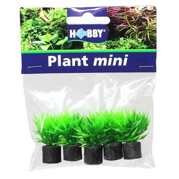 Штучна рослина, набір Hobby Utricularia mini 1,5x1,5x3см 5шт. (51549)