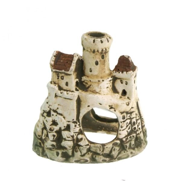 Грот керамічний Aqua Nova руїни замку на скелі 2 9,5x9x6см (N-30008)