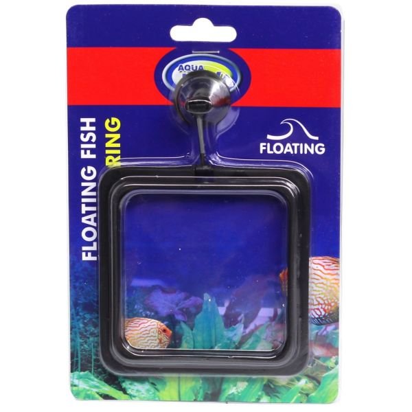 Плаваюча годівниця, квадратна Aqua Nova 10x10см (NFEEDING-RING-SQUARE)