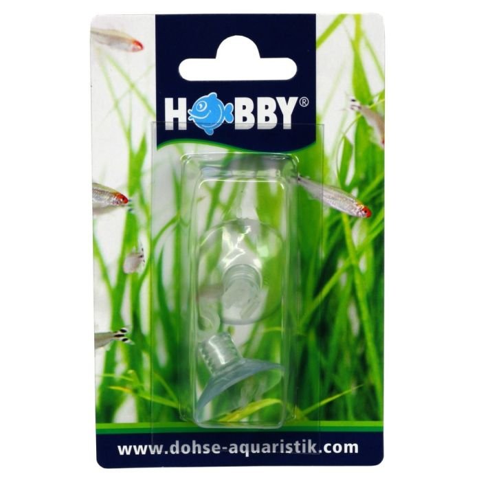 Присоска з пластиковим затискачем Hobby 4/6мм 2шт. (61851)