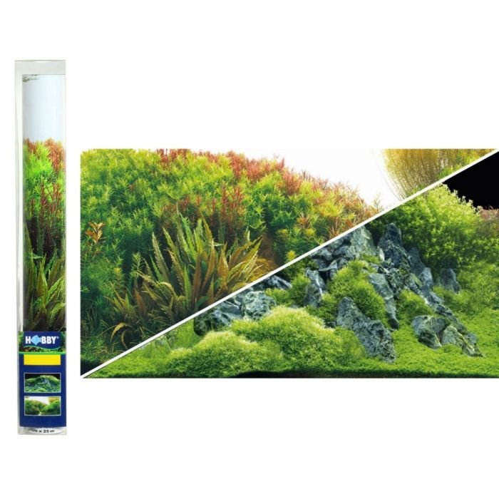 Задній фон Hobby Planted River/Green Rocks 100x50см (31044)
