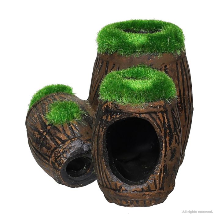 Грот Aqua Nova дубові бочки 10x8x9cм (TC30029-9)