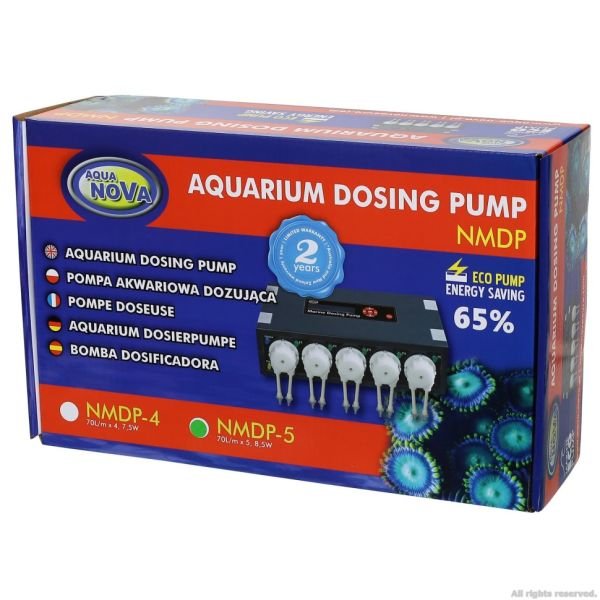 Дозатор добрив пятиканальний Aqua Nova 5x70 мл/хв (NMDP-5)