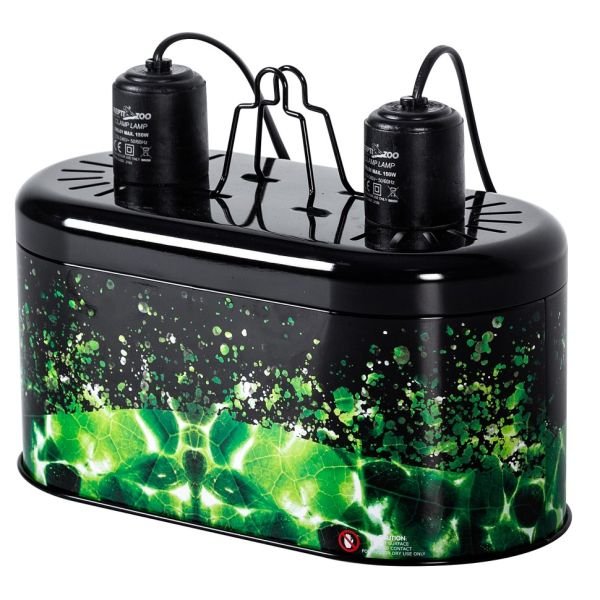 Подвійний світильник для ламп Repti-Zoo 2х150 Вт (DRL01T)