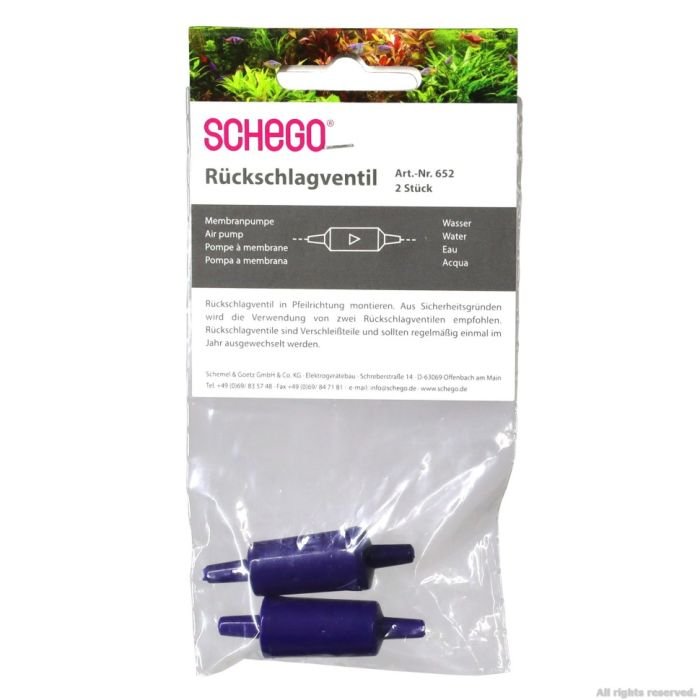 Зворотні клапана Schego 2шт. (652)