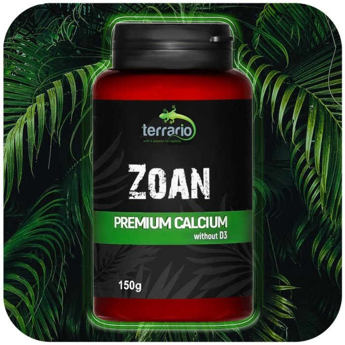Кальцій без вітаміну D3 для рептилій Terrario Zoan Calcium without D3