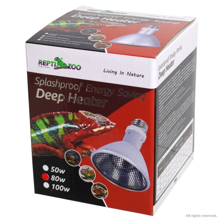 Випромінювач тепла Repti-Zoo Deep Heater 80W (PAR95080)