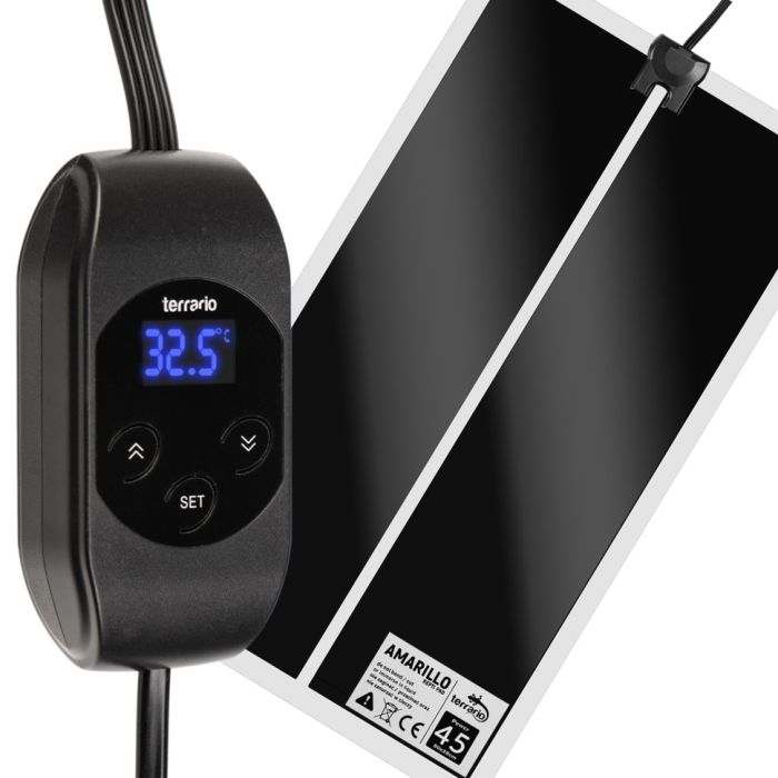 Нагрівальний мат з термостатом Terrario Amarillo 45W 80x28см