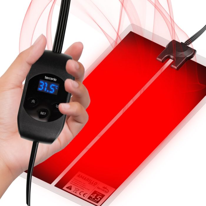 Нагрівальний мат з термостатом Terrario Amarillo 45W 80x28см