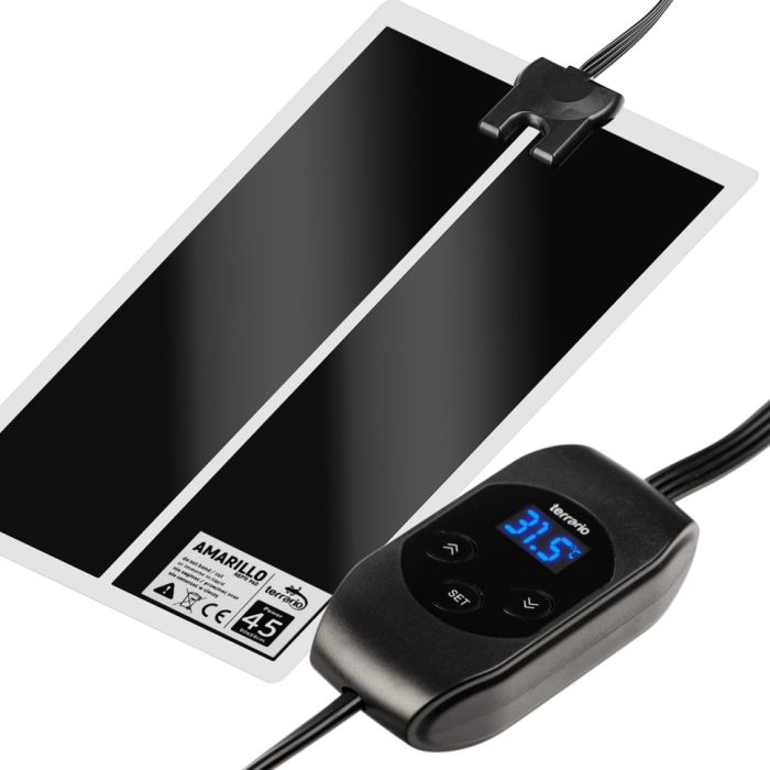 Нагрівальний мат з термостатом Terrario Amarillo 45W 80x28см