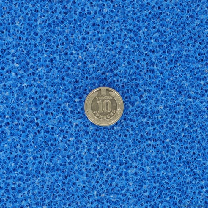 Фільтруюча губка грубої очистки Hobby Filter sponge blue 50х50х2см ppi 10 (20474)