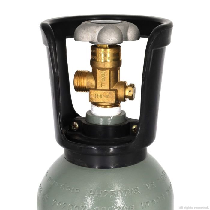 Балон CO2 з плоским дном Aqua Nova , метал, 5л. (NCO2-5L-GRAY)