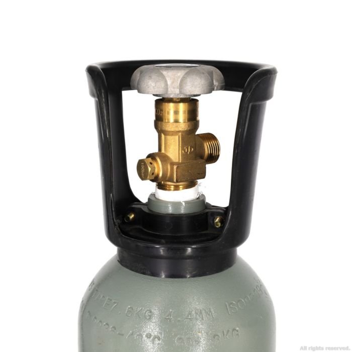 Балон CO2 з плоским дном Aqua Nova , метал, 8л. (NCO2-8L-GRAY)
