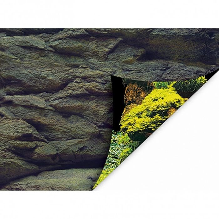 Акваріумний задній фон Aqua Nova Скали/Рослини 100x50см (ROCK/PLANTS L)