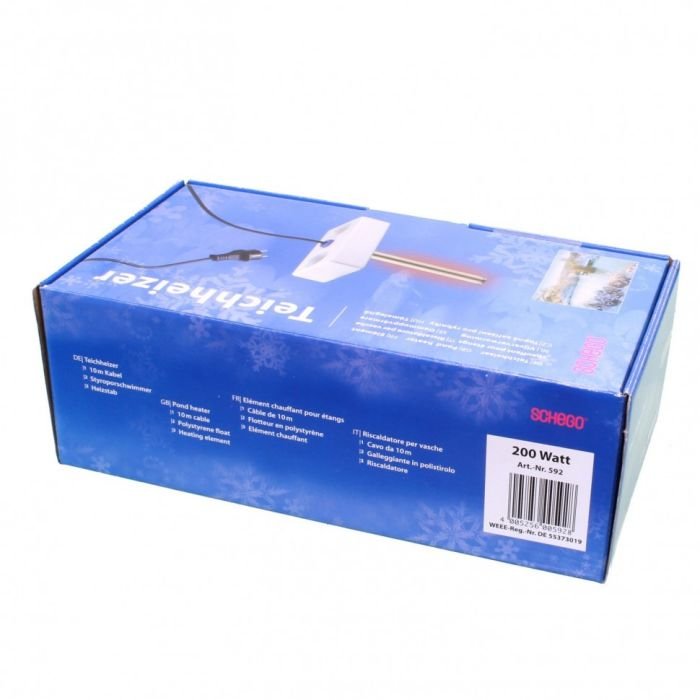 Нагрівач для ставка Schego pond heater 200Вт (592)