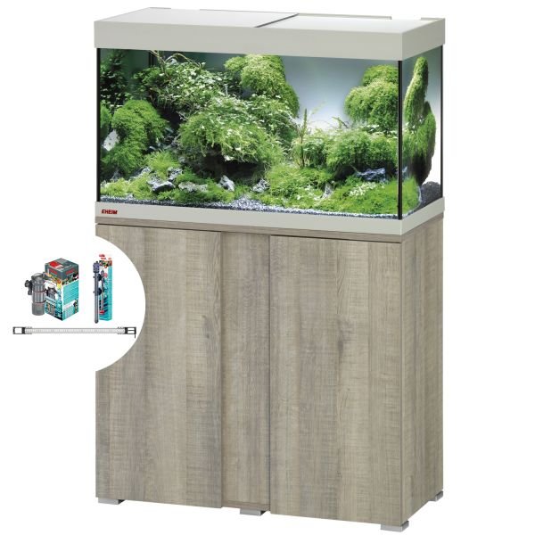 Eheim vivaline LED 126 1x10.6W (LED) акваріумний комплект сірий дуб з тумбою (0613001)