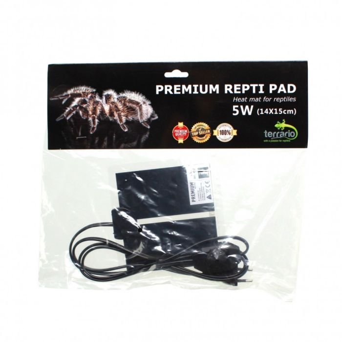 Нагрівальний мат з регулятором Terrario Premium Repti Pad 5W 14x15см (tr-mata-5w)