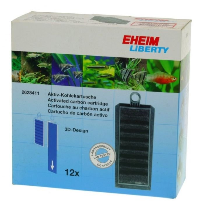 Картридж для Eheim LiBERTY 75/130/200 12шт. (2628411) з активованим вугіллям 