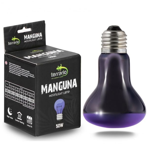 Нічна лампа з підігрівом Terrario Manguna Moonlight Lamp 50W (TR-MANGUNA-50W)