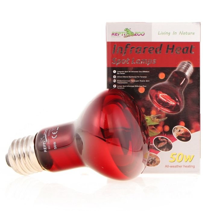 Інфрачервона нагрівальна лампа Repti-Zoo Infrared Heat 50W (R63050)