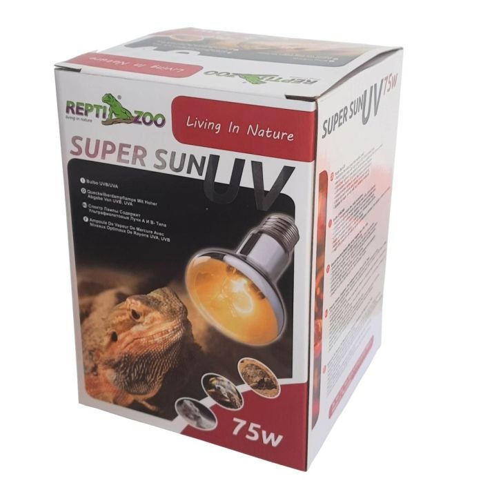 Лампа ртутна Repti-Zoo SuperSun UVA/UVB 75W (P80075)