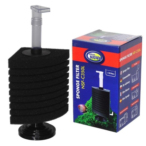 Аерліфтний фільтр Aqua Nova до 350л (NSF-C350L)