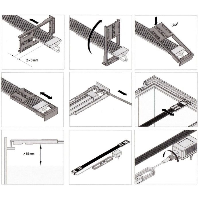 Світильник для акваріуму Eheim classicLED daylight 124-132,5cм 17,3 W (4266011)