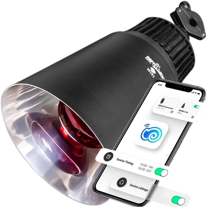 Світильник глибокий рефлекторний з Wi-Fi Repti-Zoo Smart Wi-Fi Deep Lamp M 100W (ZRL04D)