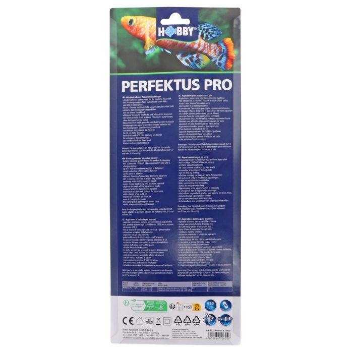 Сифон для грунту акумуляторний Hobby Perfektus Pro (10605)