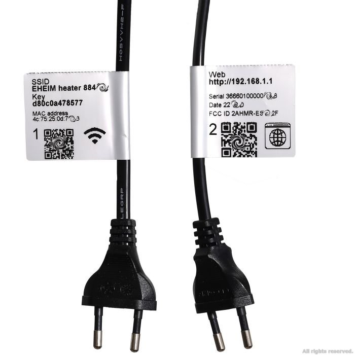 EHEIM thermocontrol+ e 200W WIFI (3667010) обігрівач для акваріумів від 300л до 400л.