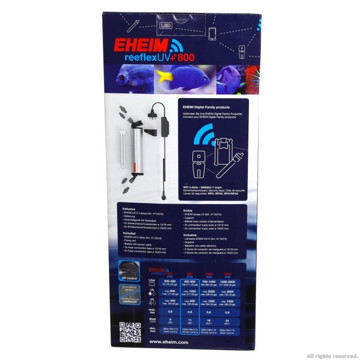 Eheim reeflexUV+e 800 (3733210) стерилізатор з Wi-Fi управлінням 